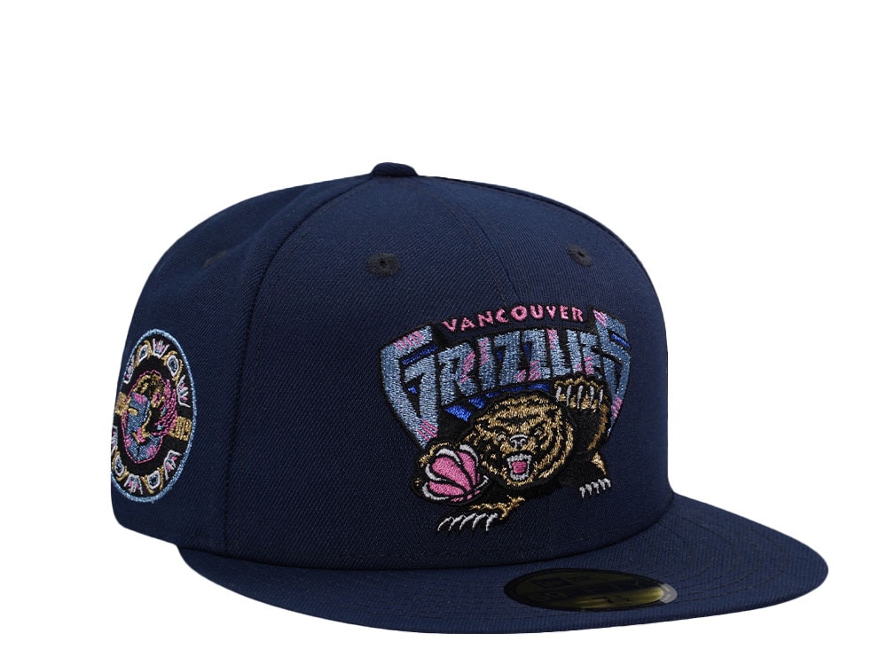 New Era Vancouver Grizzlies 25th Anniversary Ocean Blue Prime Edition 59Fifty Fitted Gorra