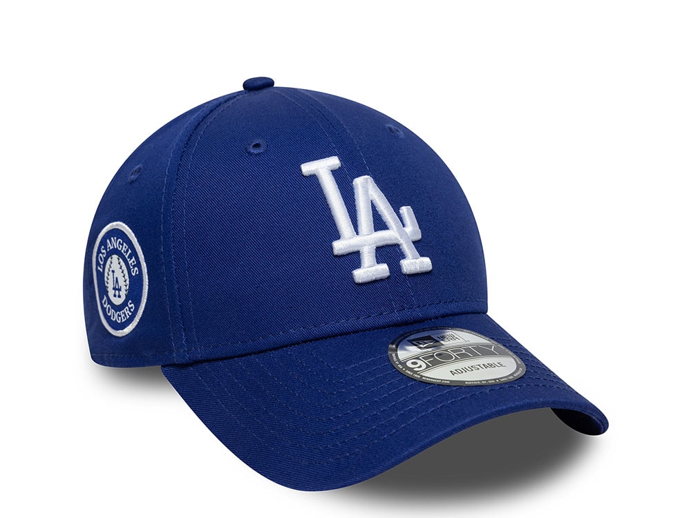 New Era Los Angeles Dodgers Side Patch Blue Edition 9Forty Strapback Gorra