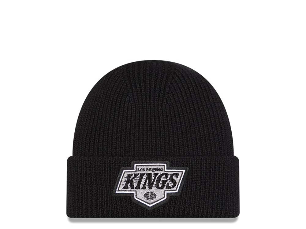 New Era Los Angeles Kings Skull Knit Black Gorro