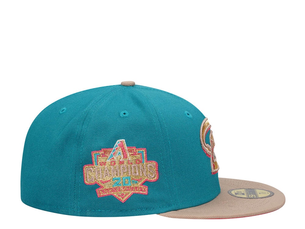 New Era Arizona Diamondbacks 20th Anniversary Pink Desert Two Tone Prime Edition 59Fifty Fitted Gorra
