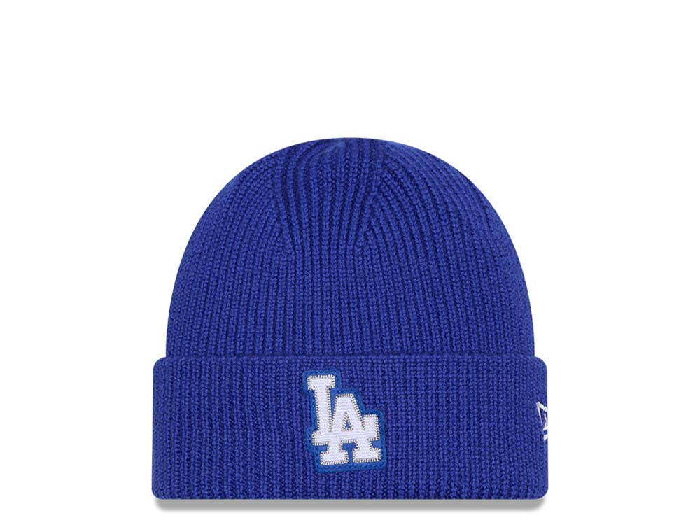 New Era Los Angeles Dodgers Skull Knit Blue Gorro