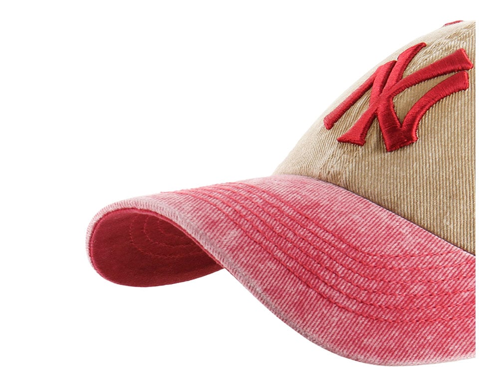 47Brand New York Yankees Cooperstown Khaki Eldin Edition Clean Up Strapback Gorra