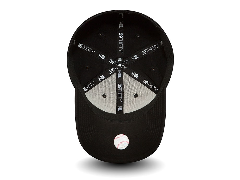 New Era Los Angeles Dodgers League Basic All Black Stretch Fit 39Thirty Gorra