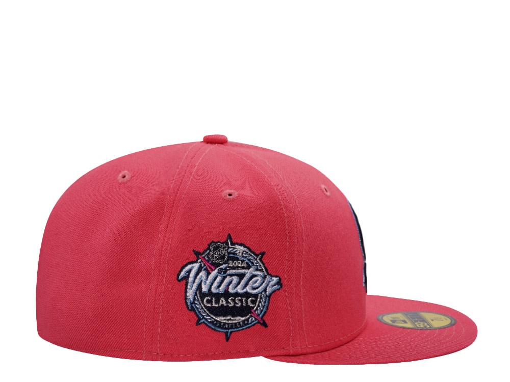 New Era Seattle Kraken Winter Classic Coral Prime Edition 59Fifty Fitted Gorra