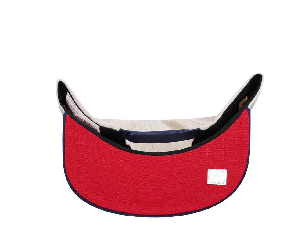 Mitchell & Ness New Jersey Nets Sail Off White Two Tone Snapback Gorra