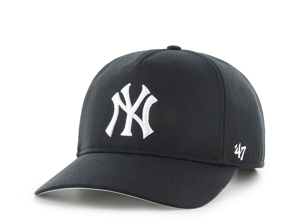 47Brand New York Yankees Black Polar Freeze Edition Hitch Snapback Gorra