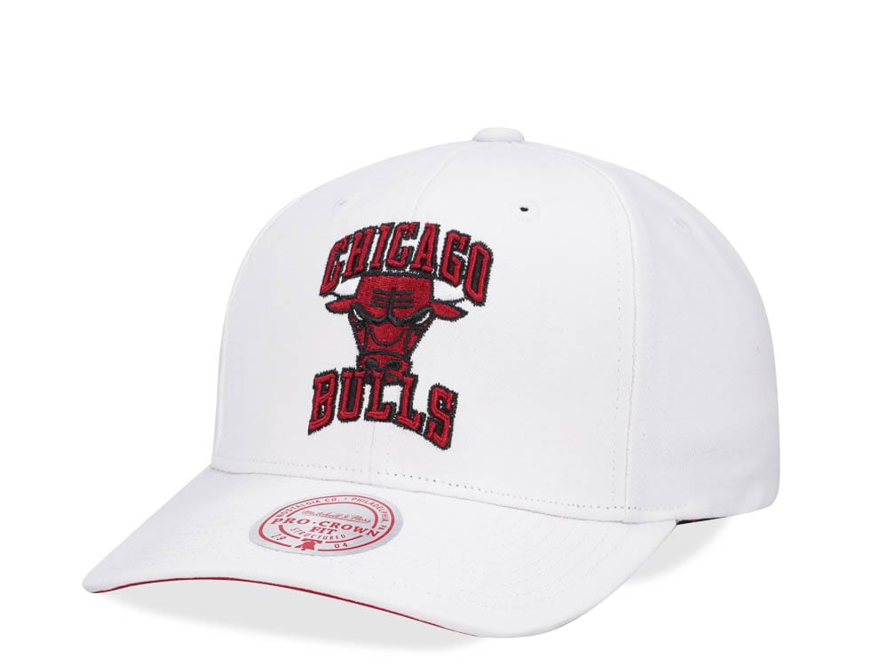 Mitchell & Ness Chicago Bulls All in Pro White Snapback Gorra
