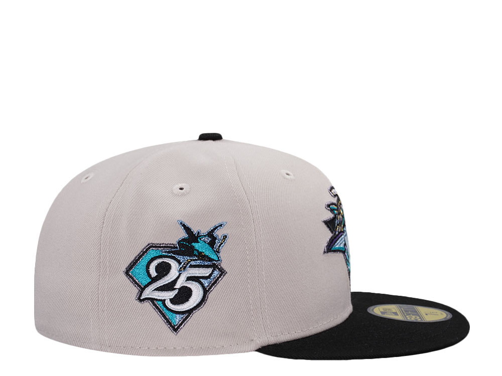 New Era San Jose Sharks 25th Anniversary Stone Tribal Two Tone Edition 59Fifty Fitted Gorra