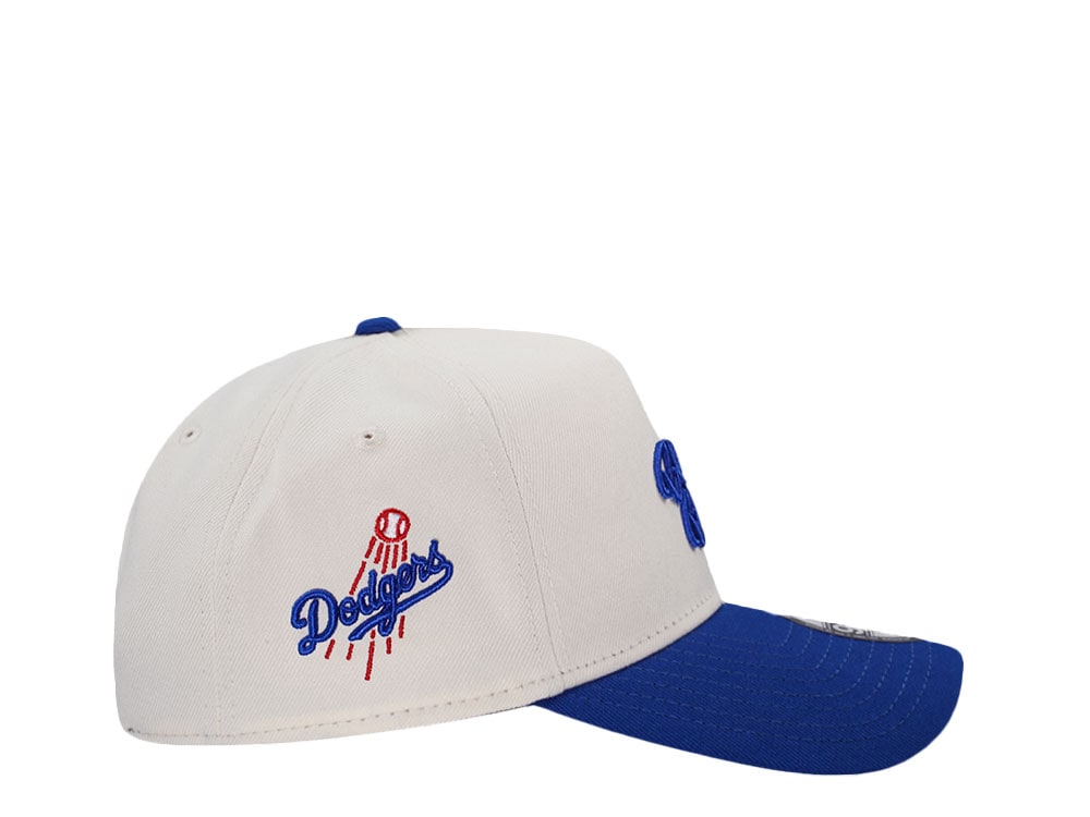 New Era Los Angeles Dodgers Bleed Blue Chrome Two Tone Edition 9Forty A Frame Snapback Gorra