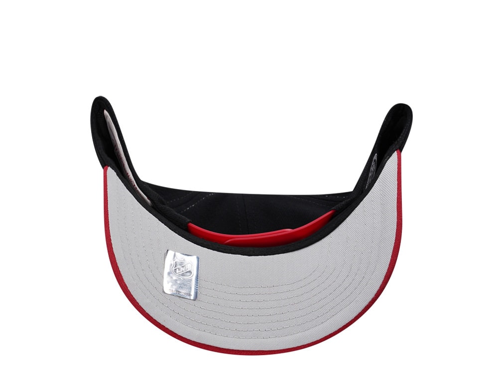 Mitchell & Ness Detroit Red Wings Vintage Logo Pro Crown Fit Snapback Gorra