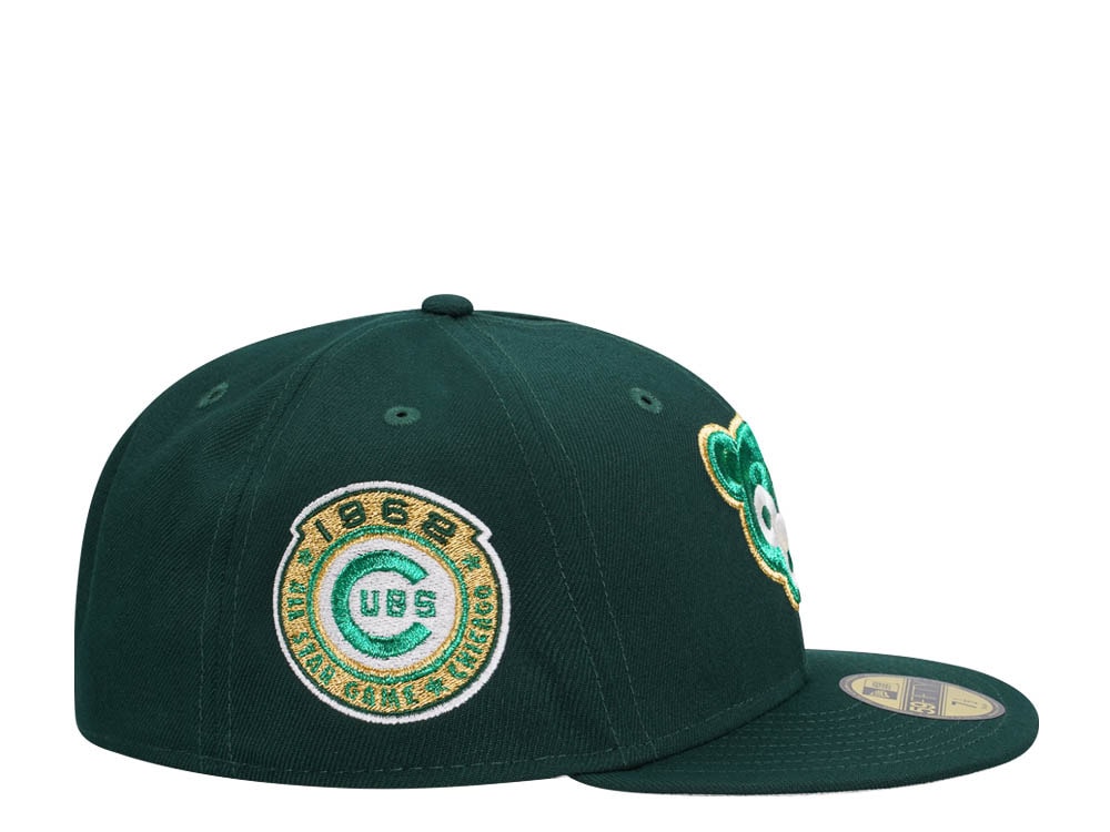 New Era Chicago Cubs All Star Game 1962 Metallic Green Edition 59Fifty Fitted Gorra