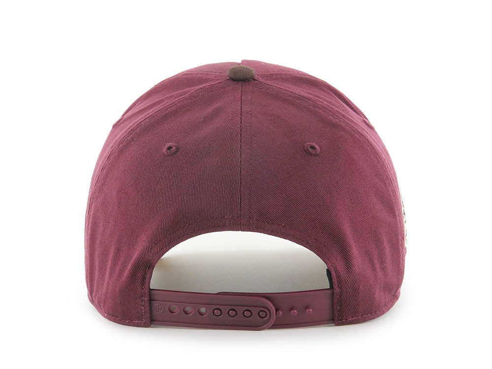 47Brand Los Angeles Dodgers Cooperstown Dark Maroon Edition MVP Snapback Gorra