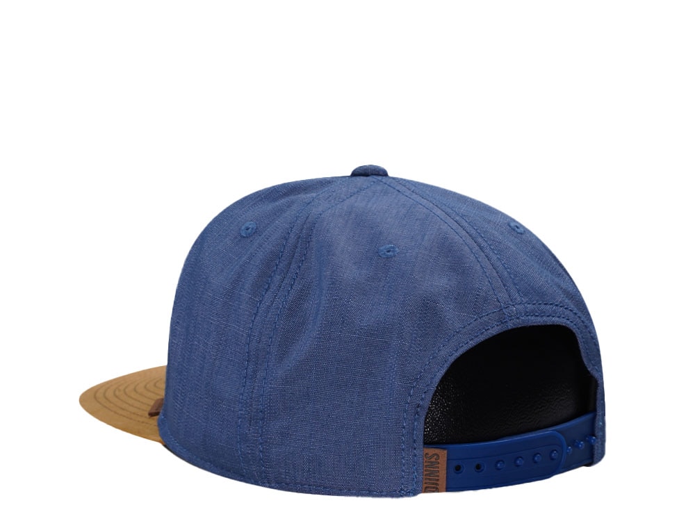 Djinns 2015 Linen Navy 6 Panel Snapback Gorra