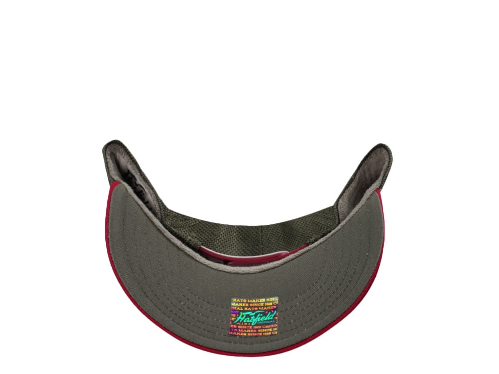 Hatfield Bull White Dark Green Trucker Snapback Gorra