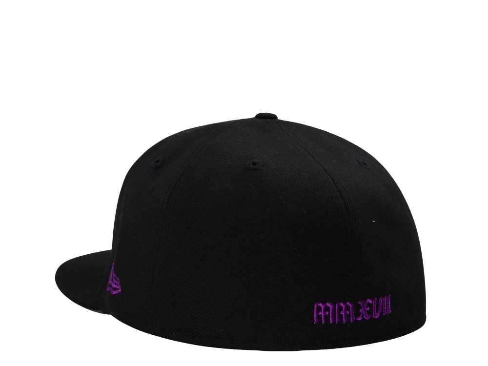 New Era Muertos Lady Black Prime Horror Edition 59Fifty Fitted Gorra