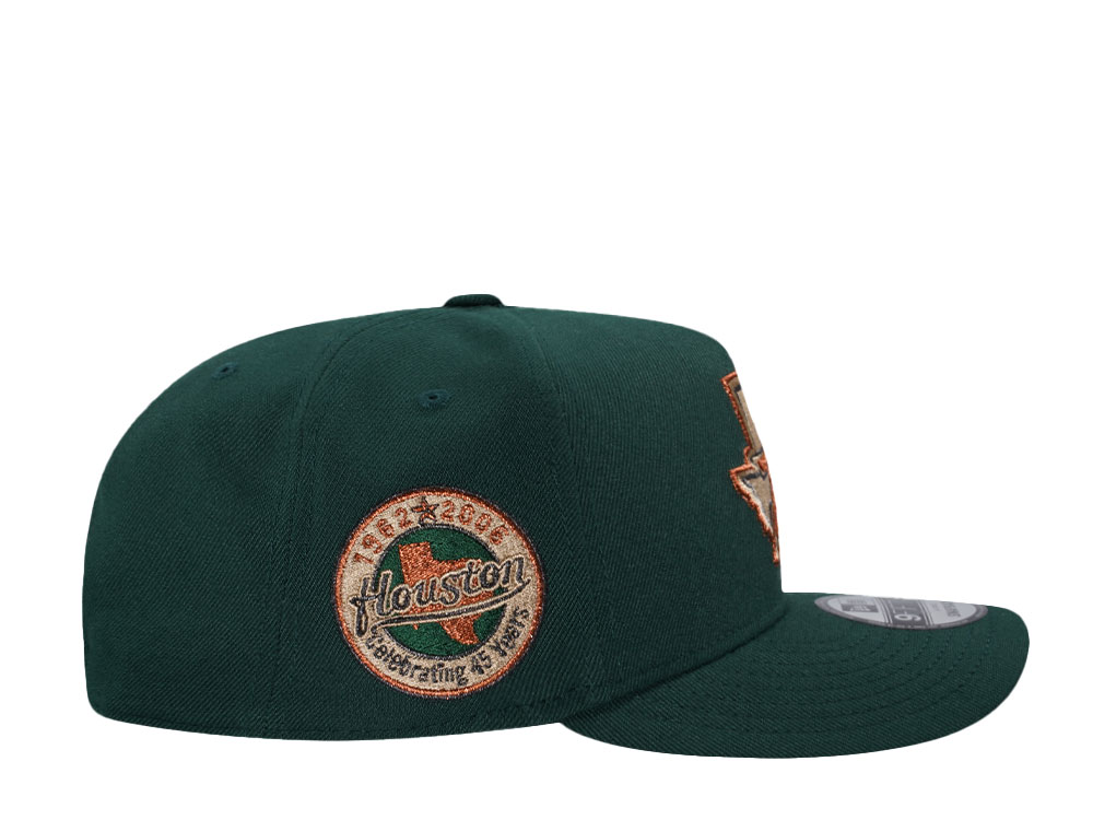 New Era Houston Astros 45 Years Copper 9Fifty A Frame Snapback Gorra