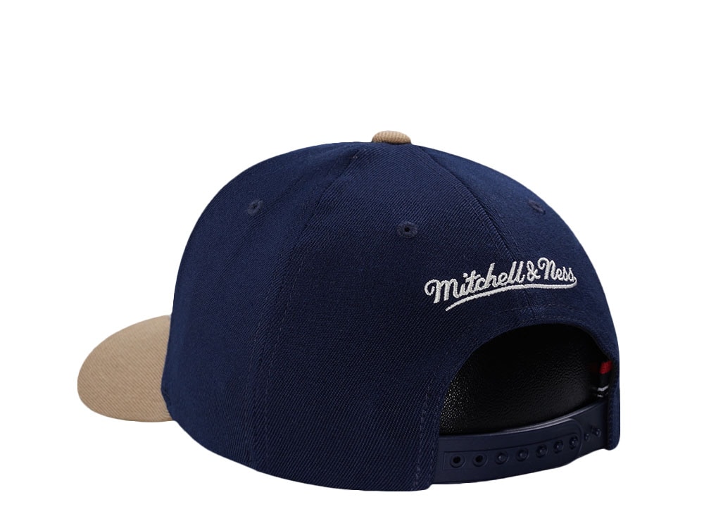 Mitchell & Ness Brookly Nets Sand Storm Classic Red Stretch Snapback Gorra