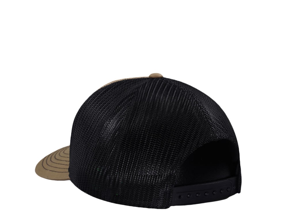 John Deere Logo Olive Trucker Snapback Gorra