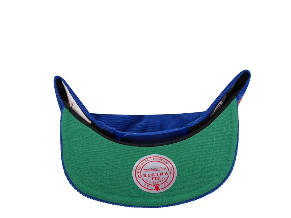 Mitchell & Ness New York Islanders Blue Cord Throwback Snapback Gorra