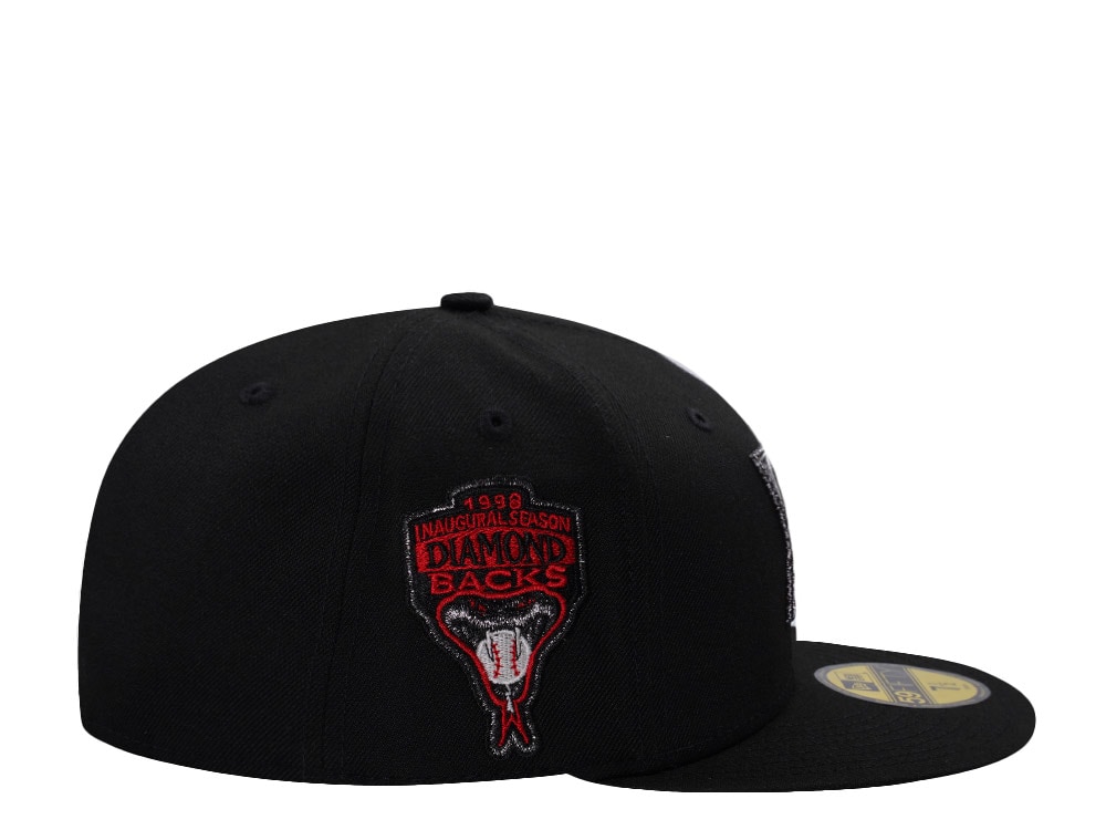 New Era Arizona Diamondbacks Inaugural Season 1998 Black Prime Edition 59Fifty Fitted Gorra