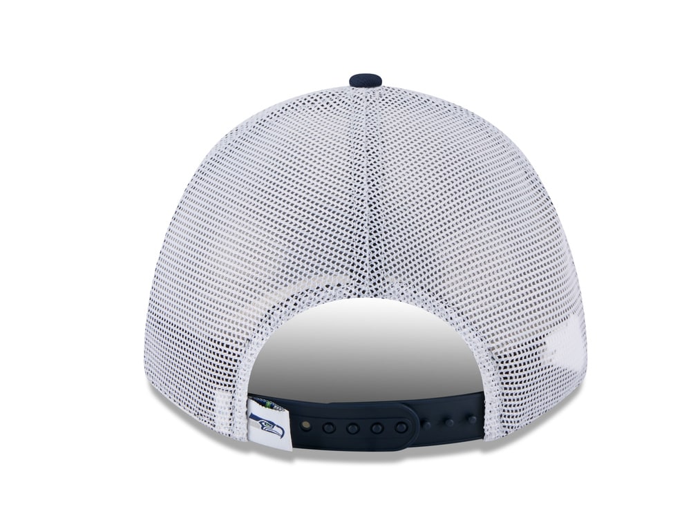 New Era Seattle Seahawks Official Team Color Edition 9Forty M Crown A Frame Trucker Snapback Gorra