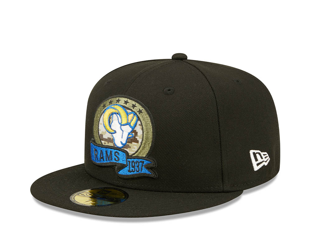 New Era Los Angeles Rams Salute to Service 2022 Fitted 59Fifty Gorra