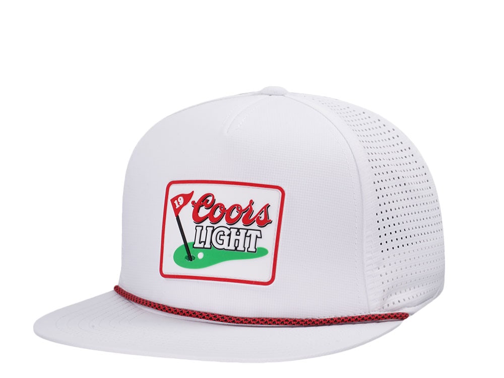 American Needle Coors Buxton Pro White Trucker Snapback Gorra