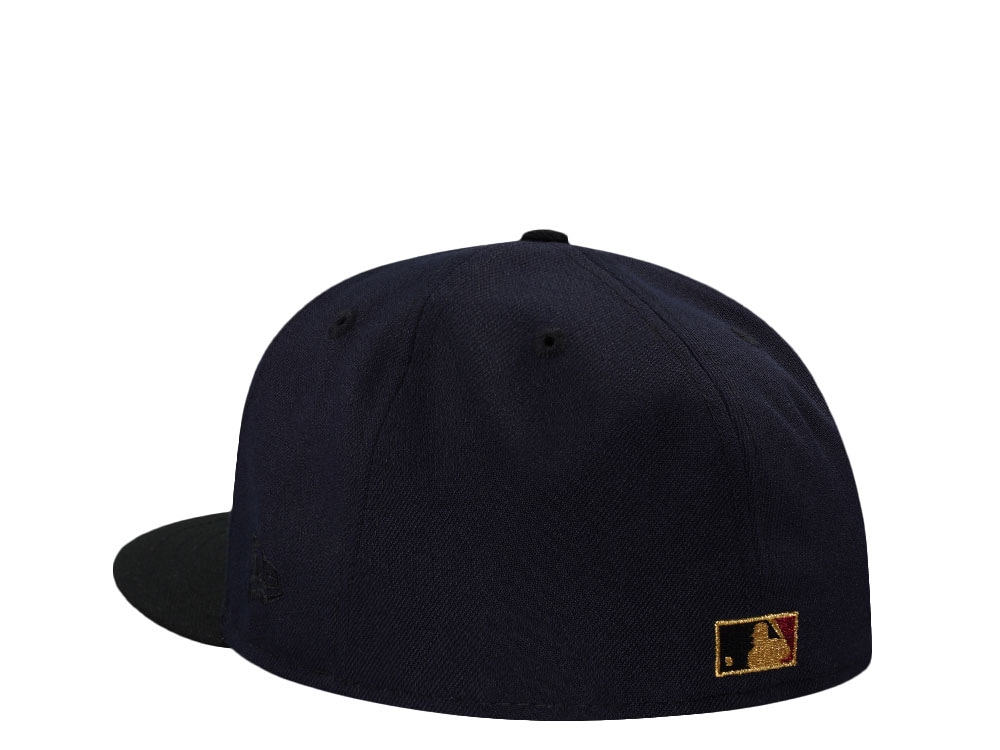 New Era Cleveland Indians 100 Season Ransom Note Navy Two Tone Edition 59Fifty Fitted Gorra