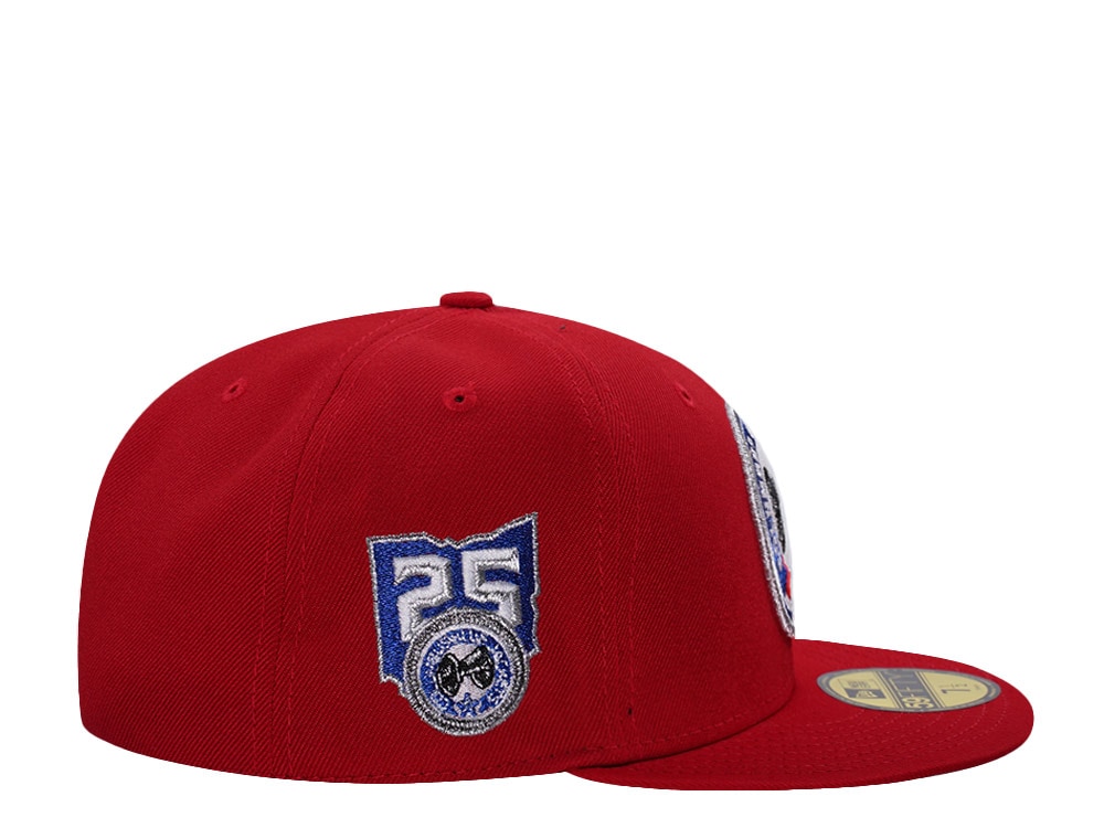 New Era Columbus Blue Jackets 20th Anniversary Scarlet Prime Edition 59Fifty Fitted Gorra