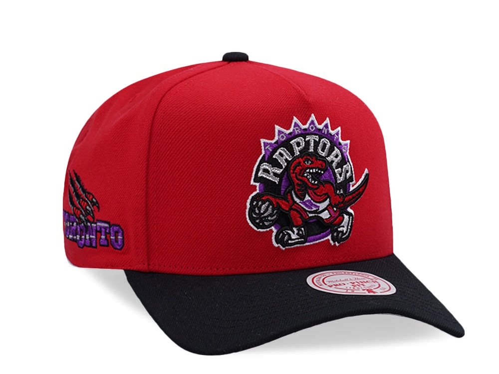 Mitchell & Ness Toronto Raptors NBA In The City Red Edition Pro Pinch Fit Snapback Gorra