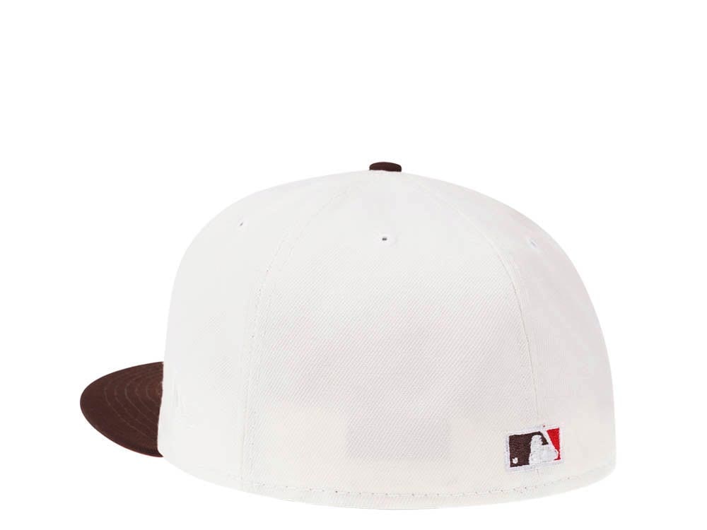 New Era Colorado Rockies 20th Anniversary Cream Red Two Tone Edition 59Fifty Fitted Gorra