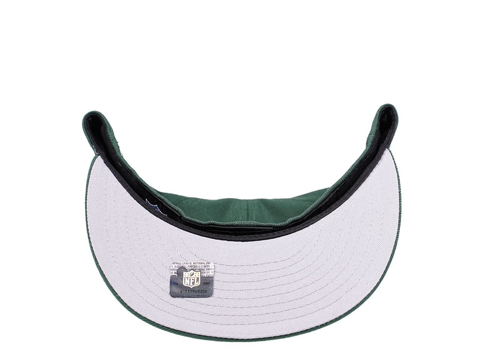 New Era Green Bay Packers Throwback Script 59Fifty Fitted Gorra