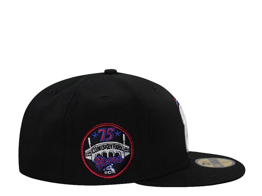 New Era Chicago White Sox 75th Anniversary Black Prime Horror Edition 59Fifty Fitted Gorra