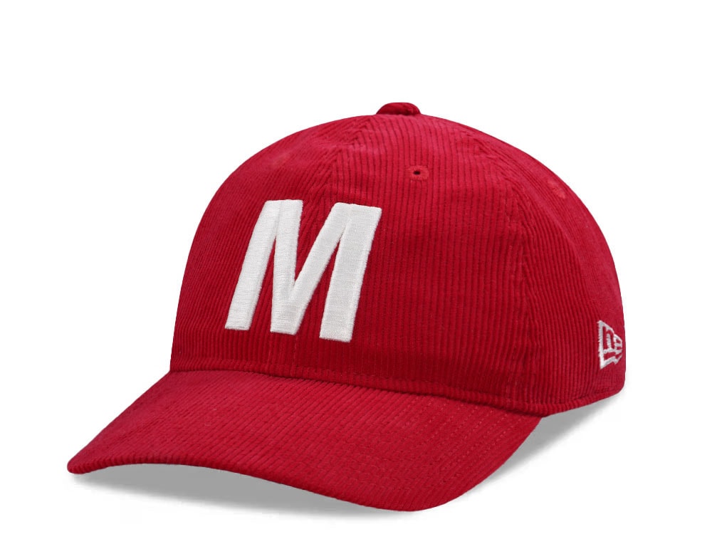 New Era Dayton Marcos Corduroy Red Prime Edition 9Twenty Adjustable Gorra