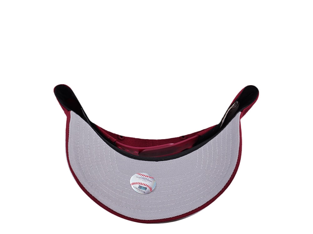 New Era Anaheim Angels 35th Anniversary Cupids Cardinal Red Prime Edition 9Forty A Frame Snapback Gorra