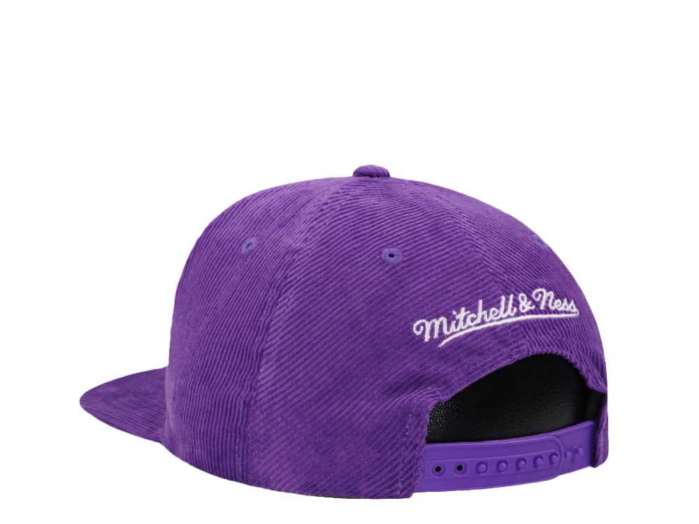 Mitchell & Ness Utah Jazz Purple Cord Hardwood Classic Snapback Gorra