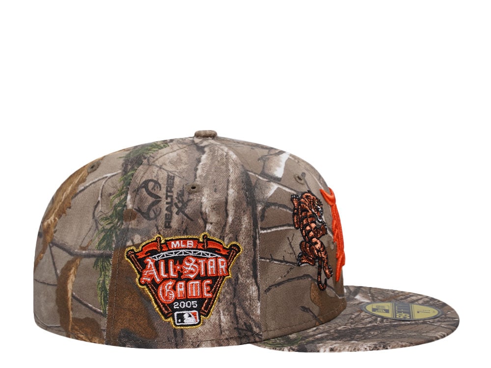 New Era Detroit Tigers All Star Game 2005 Tiger Realtree Edition 59Fifty Fitted Gorra