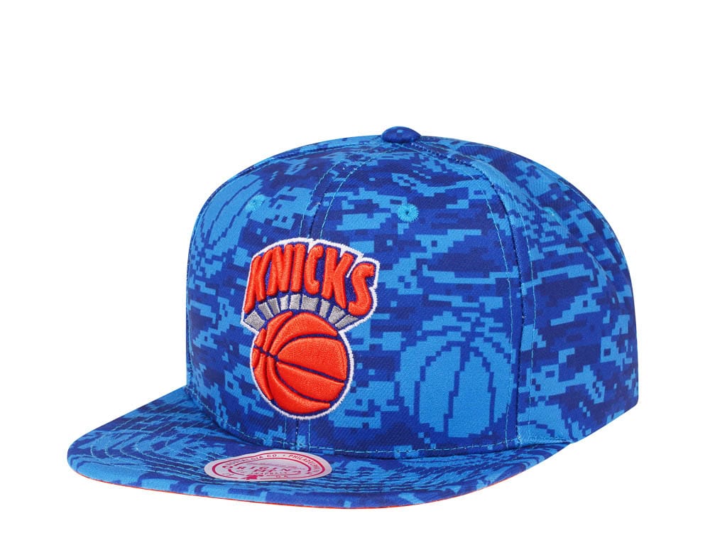 Mitchell & Ness New York Knicks NBA Team Digi Camo Hardwood Classic Snapback Gorra