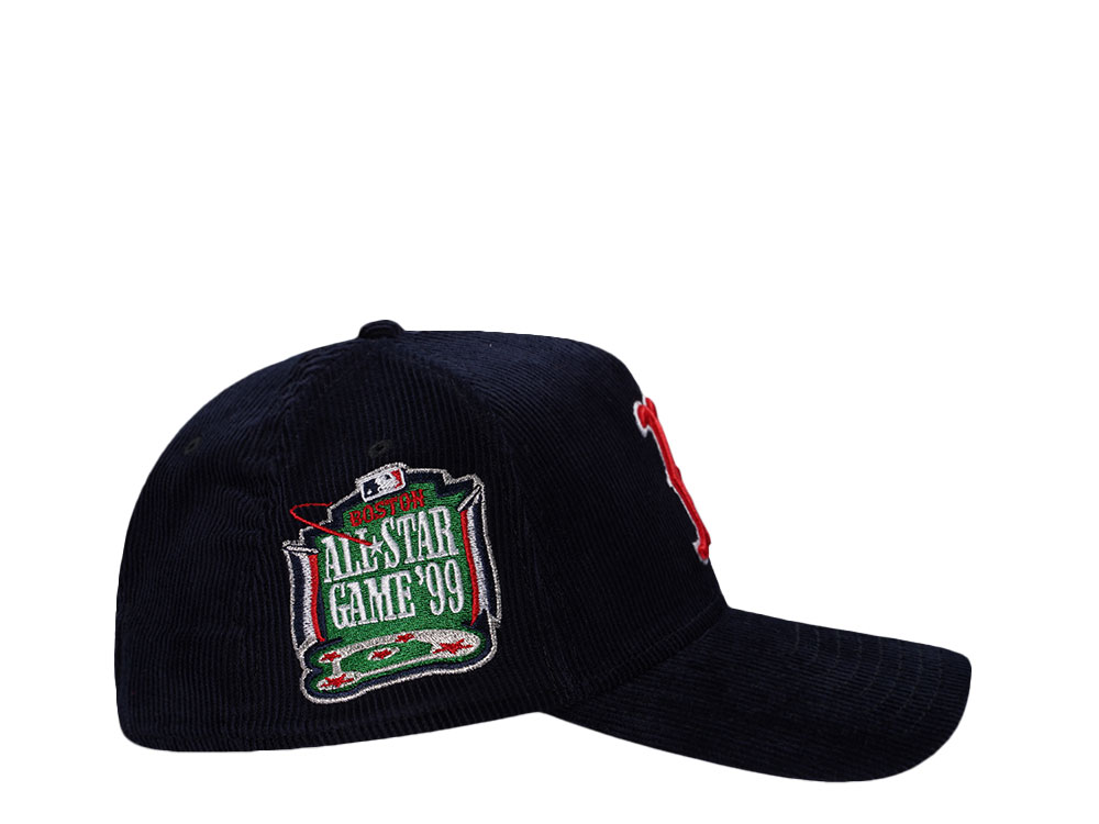New Era Boston Red Sox All Star Game 1999 Navy Throwback Corduroy Edition 9Forty A Frame Snapback Gorra