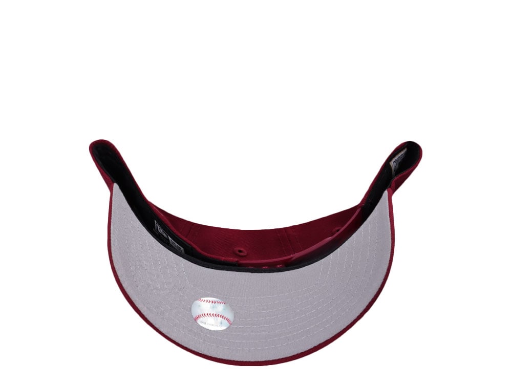 New Era New York Yankees World Series 1949 Cardinal Red Prime Edition 9Forty A Frame Snapback Gorra