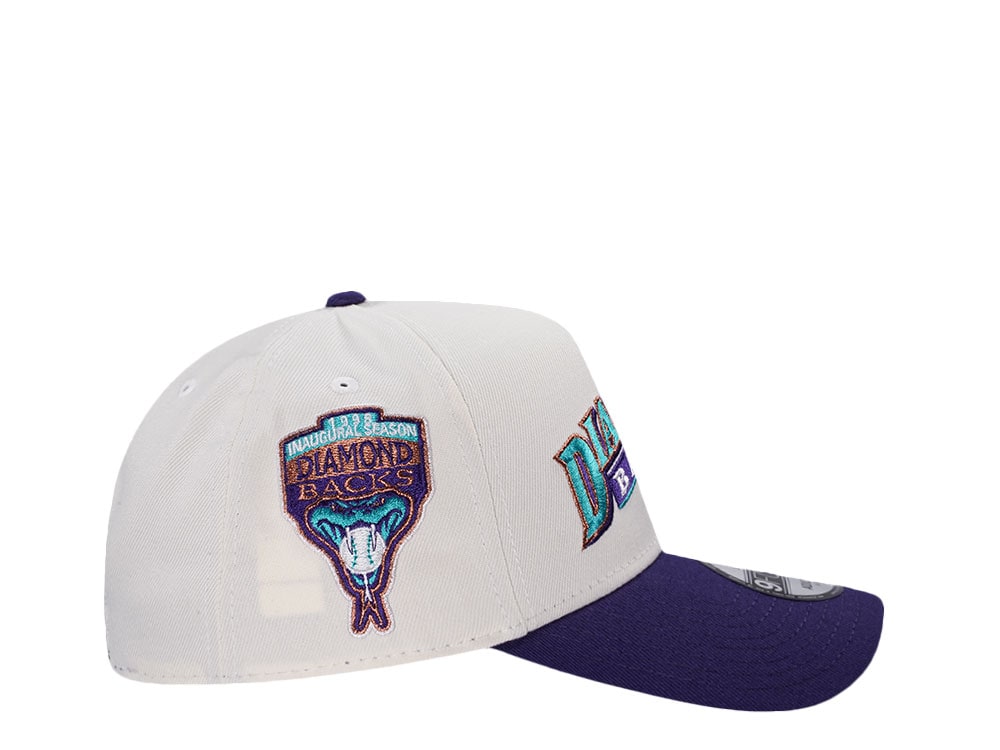 New Era Arizona Diamondbacks Inaugural Season 1998 Chrome Two Tone Edition 9Forty A Frame Snapback Gorra