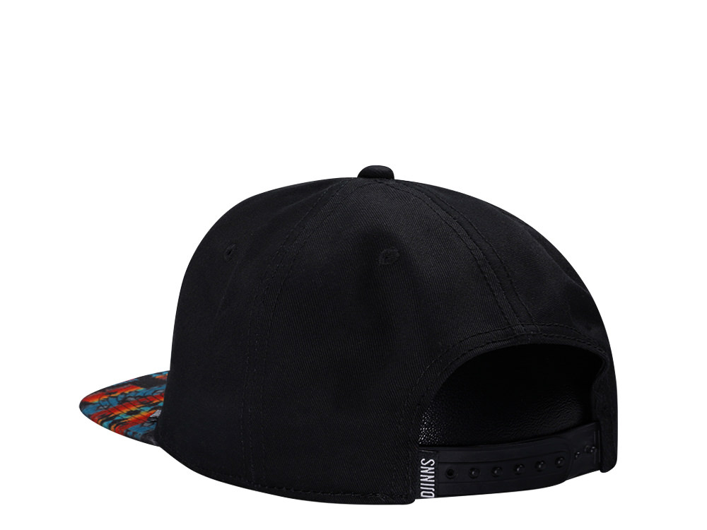 Djinns Aztek Black Snapback Gorra