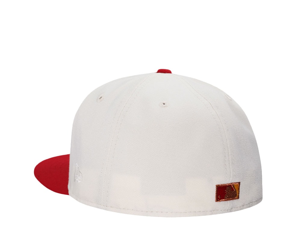 New Era St. Louis Cardinals World Champions Chrome Throwback Two Tone Edition 59Fifty Fitted Gorra