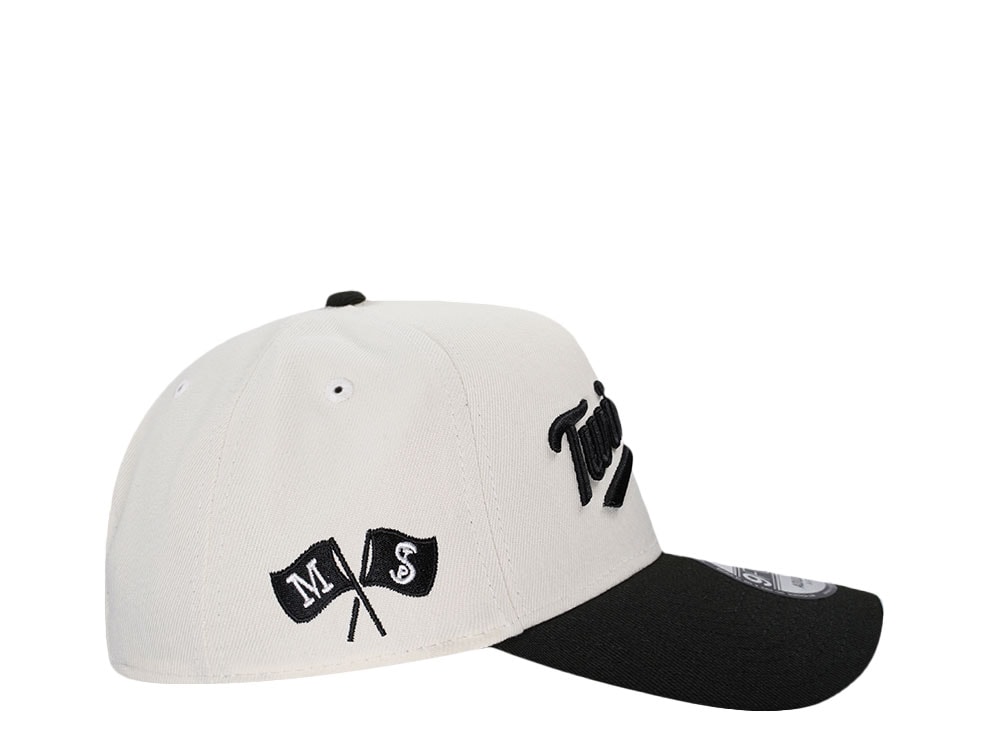 New Era Minnesota Twins Twin Cities Chrome Two Tone Edition 9Forty A Frame Snapback Gorra