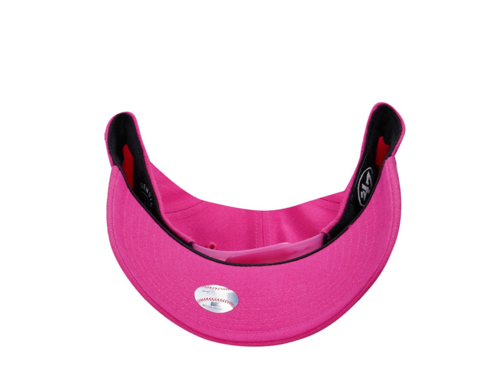 47Brand New York Yankees Magenta MVP Snapback Gorra