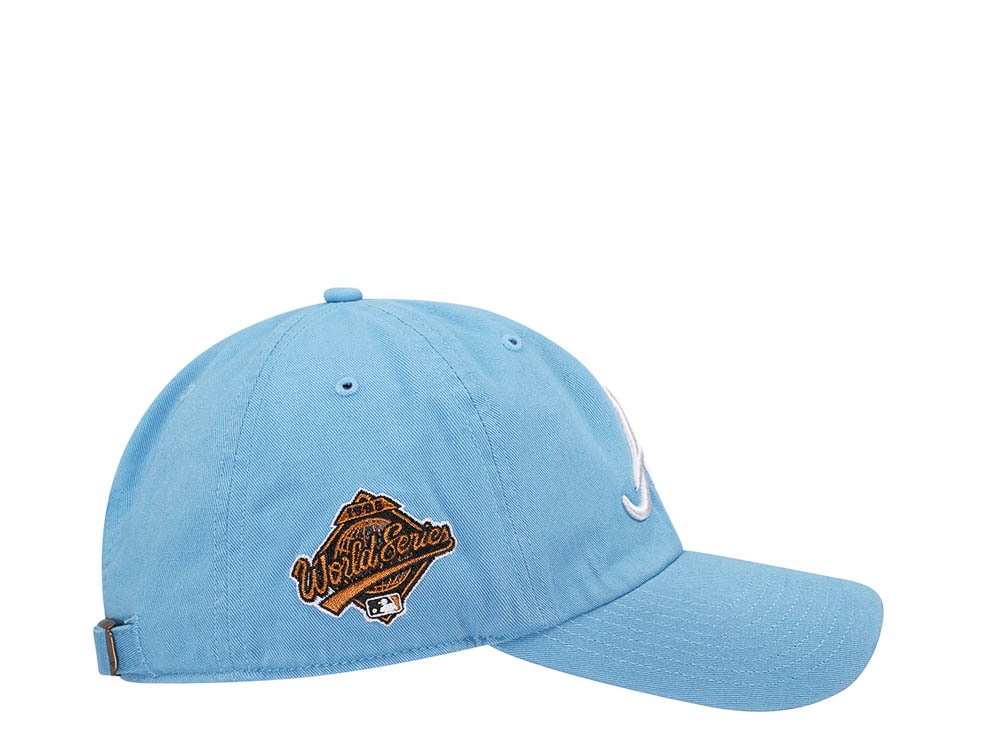 47Brand Atlanta Braves World Series 1995 Columbia Double Under Clean Up Strapback Gorra