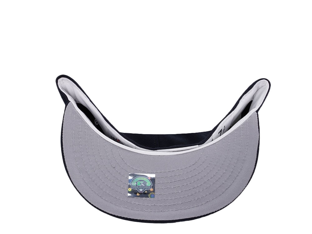 New Era Greenville Hornets Navy Metallic Edition 59Fifty Fitted Gorra