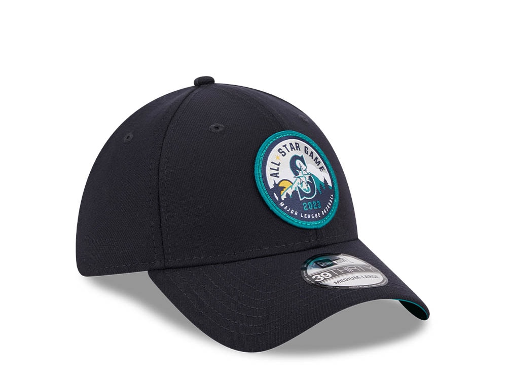 New Era Seattle Mariners All Star Game 2023 Patch E1 Navy 39Thirty Stretch Gorra