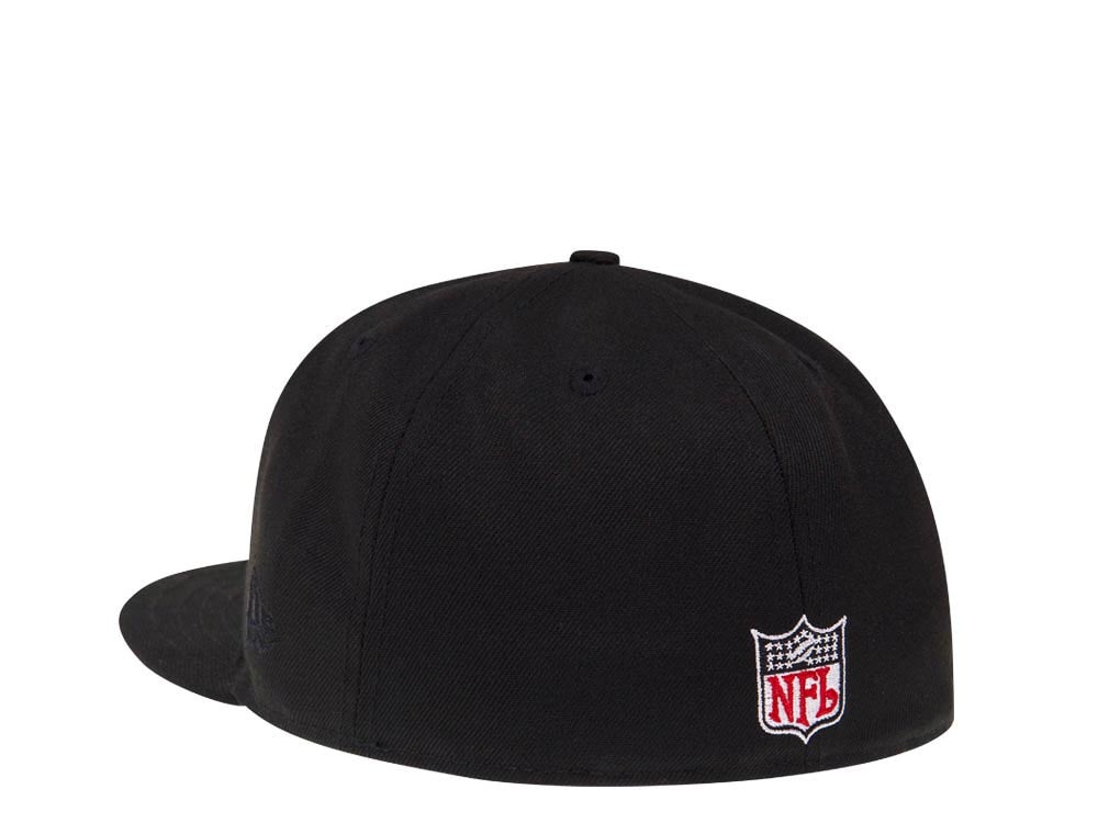 New Era Atlanta Falcons 50 Seasons Black Classic Prime Edition 59Fifty Fitted Gorra