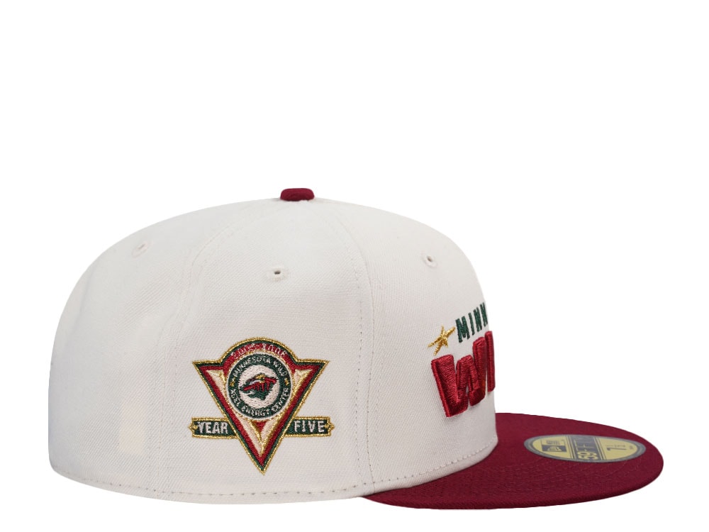 New Era Minnesota Wild 5th Anniversary Chrome Throwback Edition 59Fifty Fitted Gorra